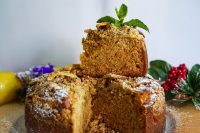 Tarta de Manzana con crumble de avena.